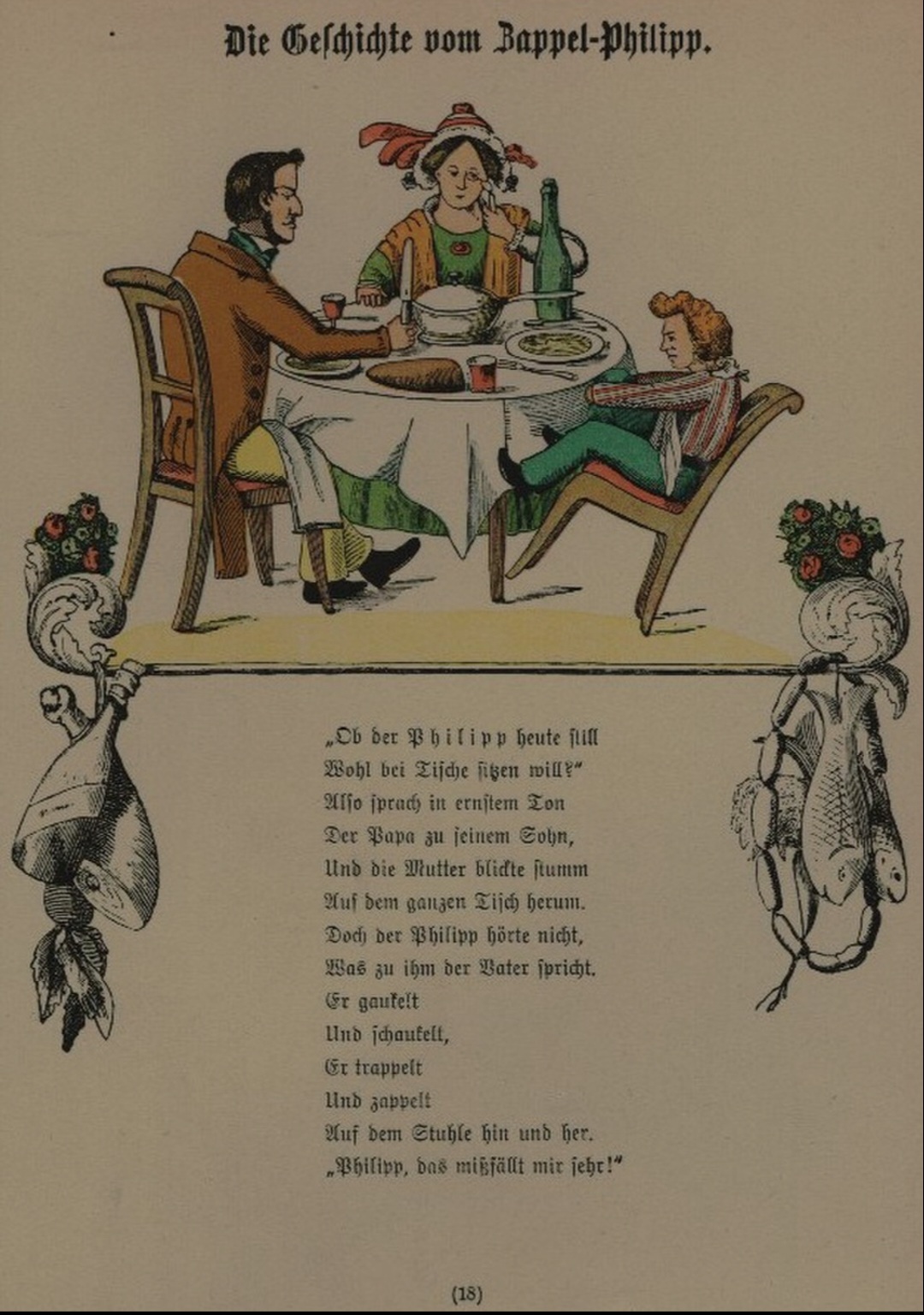 Der Struwwelpeter: Die Geschichte vom Zappel-Philipp 