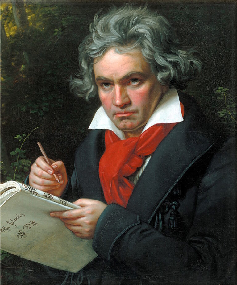 Ludwig van Beethoven (1770–1827); idealisierendes Gemälde von Joseph Karl Stieler, ca. 1820